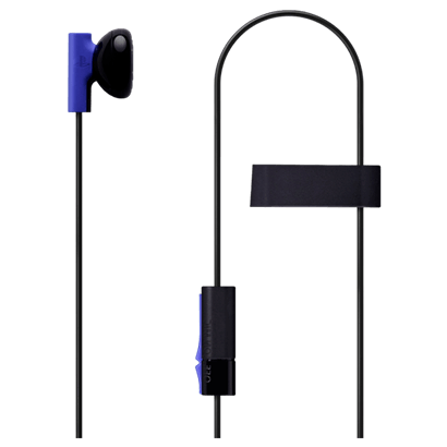 Гарнитура Проводной Sony PlayStation 4 Mono Chat Earbud Black Blue Б/У - Retromagaz