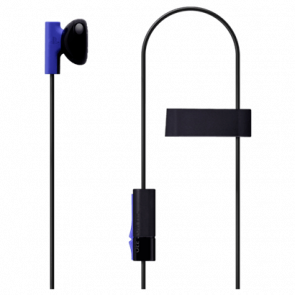 Гарнитура Проводной Sony PlayStation 4 Mono Chat Earbud Black Blue Б/У - Retromagaz