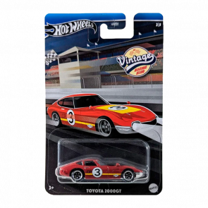 Тематична Машинка Hot Wheels Toyota 2000GT Vintage Racing Club 1:64 HRT81/HRV07 Red