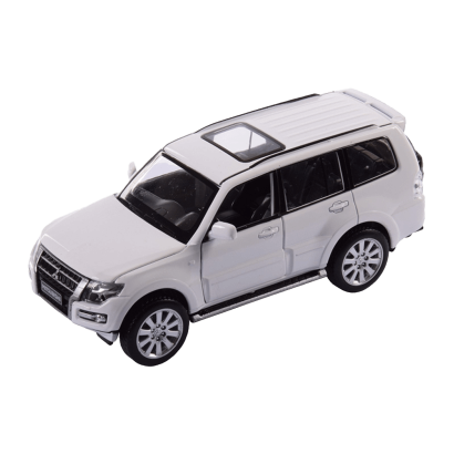 Машинка Автопром Mitsubishi Pajero 4WD Turbo 1:43 White - Retromagaz