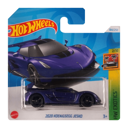 Машинка Базовая Hot Wheels 2020 Koenigsegg Jesko Exotics 1:64 HTC21 Purple - Retromagaz