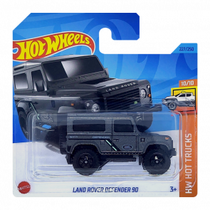 Машинка Базова Hot Wheels Land Rover Defender 90 Hot Trucks 1:64 HKJ05 Dark Grey