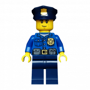 Фигурка Lego Police 973pb1551 Officer Gold Badge City cty0458 Б/У