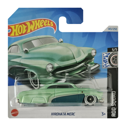 Машинка Базовая Hot Wheels Hirohata Merc Rod Squad 1:64 HRY69 Green - Retromagaz