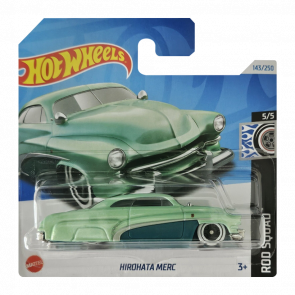 Машинка Базовая Hot Wheels Hirohata Merc Rod Squad 1:64 HRY69 Green - Retromagaz