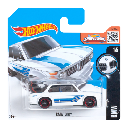 Машинка Базова Hot Wheels BMW 2002 BMW 1:64 DHX60 White - Retromagaz