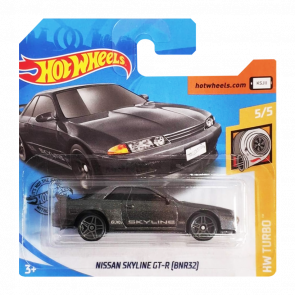 Машинка Базова Hot Wheels Nissan Skyline GT-R (BNR32) Turbo 1:64 GHD03 Grey