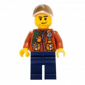 Фигурка Lego Jungle 973pb2756 Explorer Dark Orange Jacket with Pouches City cty0820 Б/У - Retromagaz