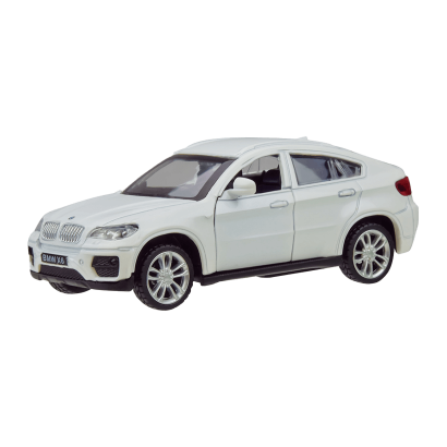 Машинка Автопром BMW X6 1:43 White - Retromagaz