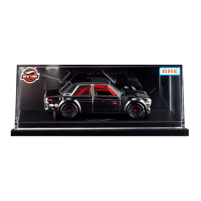 Машинка Premium Hot Wheels Datsun 510 BRE Racing Red Line Club RLC 1:64 HWF23 Silver - Retromagaz