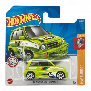 Машинка Базовая Hot Wheels '85 Honda City Turbo II Turbo 1:64 HCV25 Green - Retromagaz