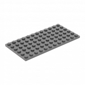 Пластина Lego Звичайна 4шт 6 x 12 3028 4140489 4210657 Dark Bluish Grey Б/У - Retromagaz