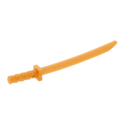 Оружие Lego Меч 50шт Shamshir Katana 21459 30173b 6116596 4614404 Pearl Gold Б/У - Retromagaz