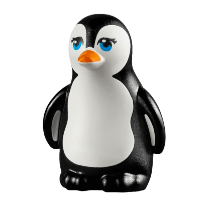 Фигурка Lego Земля Penguin Friends with Dark Azure Eyes Orange Beak and White Face and Stomach Animals 14733pb01 1 6052295 Black Б/У - Retromagaz