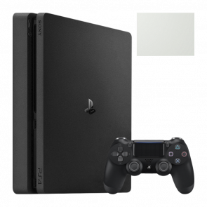 Набор Консоль Sony PlayStation 4 Slim 1TB Black Б/У  + Коробка White - Retromagaz