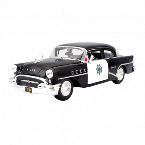 Машинка Maisto 1955 Buick Century Police Special Edition 1:24 Black - Retromagaz