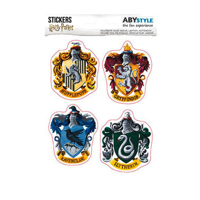 Наклейка Wizarding World Набор Стикеров Harry Potter Hogwarts Houses A5 - Retromagaz