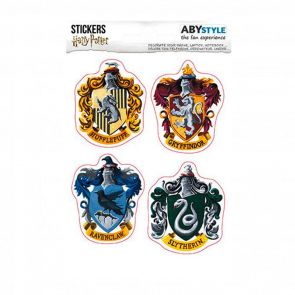 Наклейка Wizarding World Набор Стикеров Harry Potter Hogwarts Houses A5 - Retromagaz