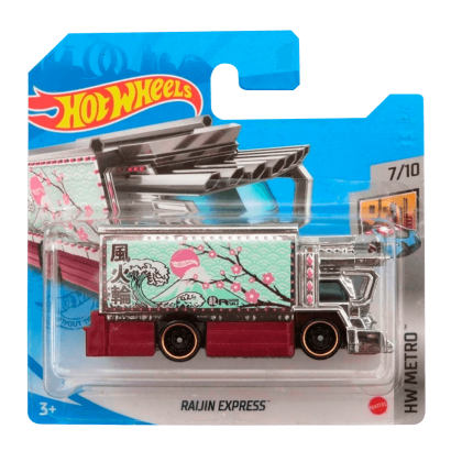 Машинка Базовая Hot Wheels Raijin Express Art Cars 1:64 GTB63 Silver - Retromagaz