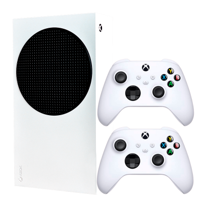 Набор Консоль Microsoft Xbox Series S 512GB White Б/У  + Геймпад Беспроводной Robot - Retromagaz