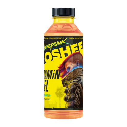 Напій Oshee Cyberpunk Vitamin Fuel Peach & Strawberry 555ml - Retromagaz