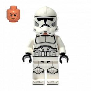 Фігурка Lego Республіка Clone Trooper Phase 2 Nougat Head Star Wars sw1319 75372 Б/У - Retromagaz