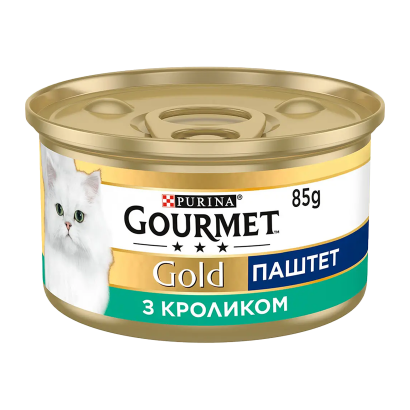 Влажный Корм для Кошек Gourmet Gold Кролик 85g - Retromagaz