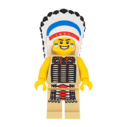 Фігурка Lego Series 3 Tribal Chief Collectible Minifigures col034 Б/У - Retromagaz