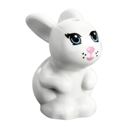 Фигурка Lego Земля Bunny Rabbit Friends Bright Light Blue Eyes Animals 98387pb01 1 4648075 6017059 White Б/У - Retromagaz