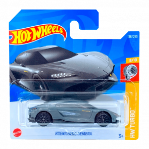 Машинка Базова Hot Wheels Koenigsegg Gemera Turbo 1:64 HCT01 Grey