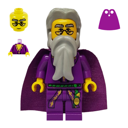 Фигурка Lego Harry Potter Albus Dumbledore Yellow Version Films hp008 Б/У - Retromagaz