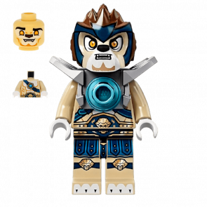 Фігурка Lego Lion Tribe Lennox Flat Silver Armor Legends of Chima loc006 1 Б/У