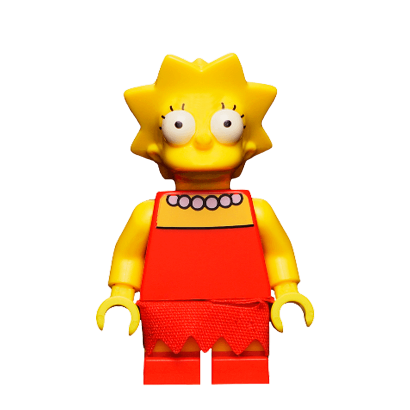 Фигурка Lego The Simpsons Lisa Simpson with Wide Open Eyes Cartoons sim010 Б/У - Retromagaz