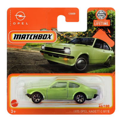 Машинка Велике Місто Matchbox Opel 1975 Opel Kadett Highway 1:64 HVN87 Green - Retromagaz