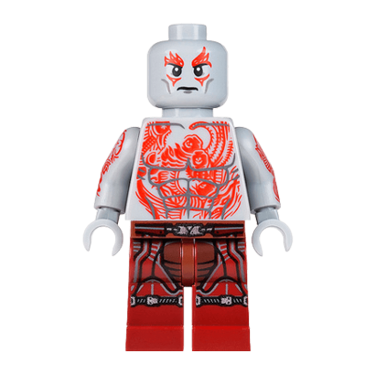 Фигурка Lego Marvel Drax Dark Red Legs Super Heroes sh0125 Б/У - Retromagaz