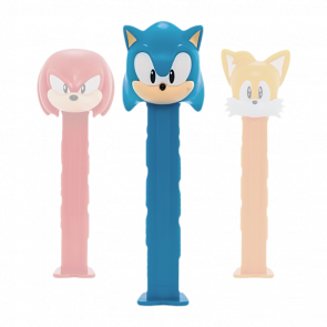 Конфеты Жевательные PEZ Sonic в Асcортименте 2 Pieces с Игрушкой 16.4g - Retromagaz