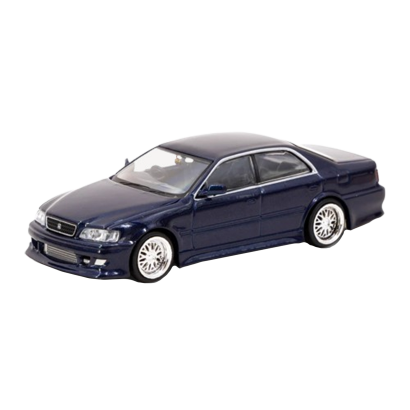 Машинка Premium Tarmac Works VERTEX Toyota Chaser JZX100 GLOBAL64 1:64 TG4G-007-BL Blue - Retromagaz