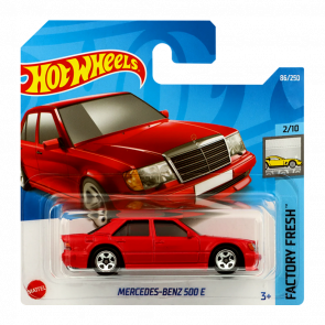 Машинка Базовая Hot Wheels Mercedes-Benz 500 E Factory Fresh 1:64 HCT95 Red - Retromagaz