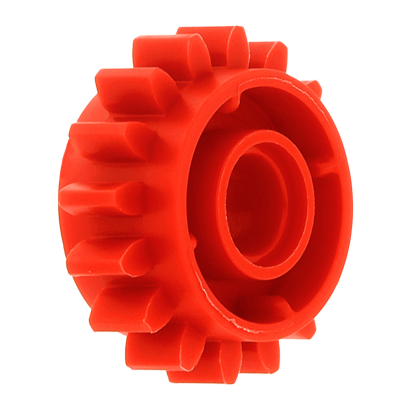 Technic Lego Шестірня 4шт 16 Tooth Clutch on Both Sides 18946 6100930 Red Б/У - Retromagaz