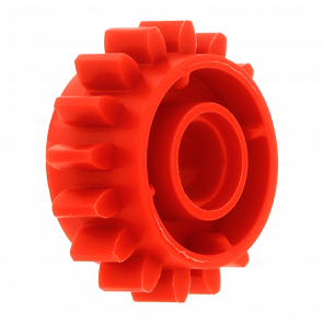 Technic Lego Шестірня 4шт 16 Tooth Clutch on Both Sides 18946 6100930 Red Б/У - Retromagaz