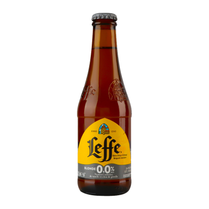 Пиво Безалкогольне Leffe Blonde Світле 0% Скло 250ml - Retromagaz