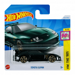 Машинка Базовая Hot Wheels Toyota Supra The `90S 1:64 HTB09 Green