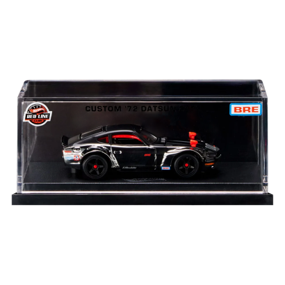 Машинка Premium Hot Wheels Custom '72 Datsun 240Z Red Line Club RLC 1:64 HNL17 Silver - Retromagaz