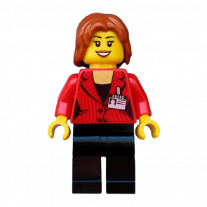 Фігурка Lego People 973pb0895 Press Woman Reporter City cty0510 Б/У