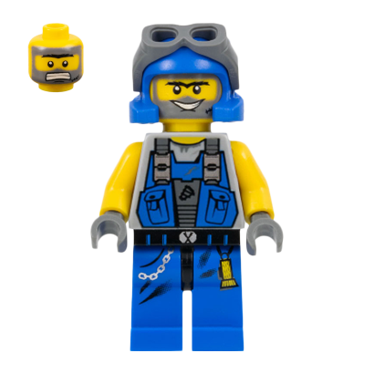 Фигурка Lego Power Miners Miner Duke Bare Arms Space pm018 Б/У - Retromagaz