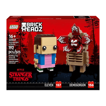 Конструктор Lego Stranger Things Демогоргон і Одинадцять BrickHeadz 40549 Новий - Retromagaz