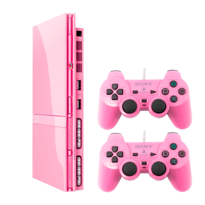 Консоль Sony PlayStation 2 Slim SCPH-7xxx Limited Edition Europe Pink + Коробка Б/У - Retromagaz