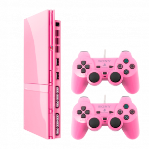 Консоль Sony PlayStation 2 Slim SCPH-7xxx Limited Edition Europe Pink + Коробка Б/У