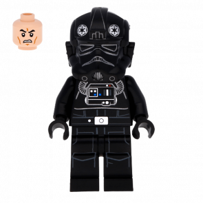 Фігурка Lego Імперія Tie Fighter Pilot Light Nougat Head with Face Pattern Star Wars sw0543 Б/У