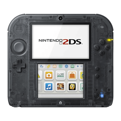 Консоль Nintendo 2DS Модифицированная 32GB Clear Black + 10 Встроенных Игр Б/У - Retromagaz